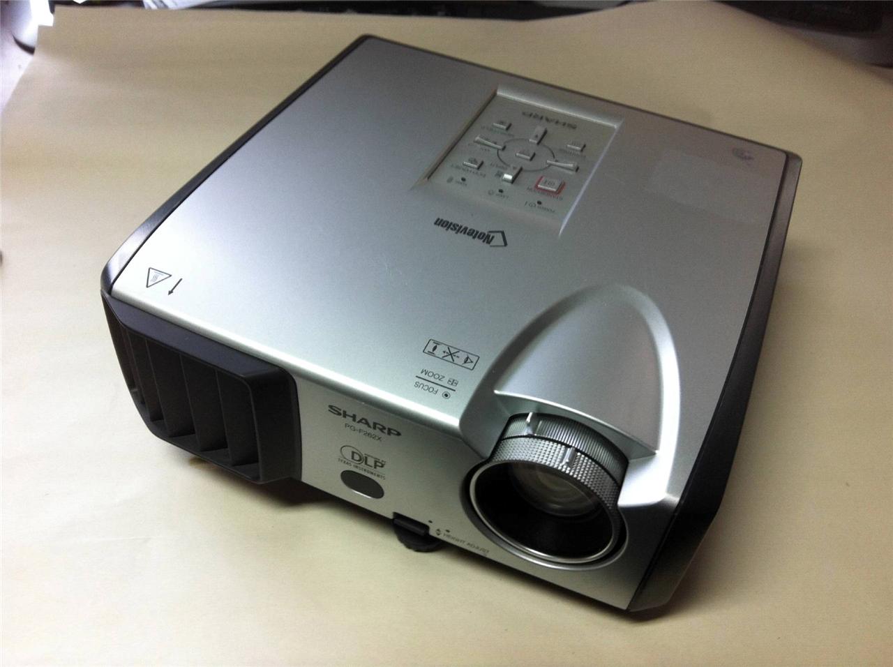 NOTEVISION SHARP PGF262X DLP HOME THEATER PROJECTOR, WORKING eBay