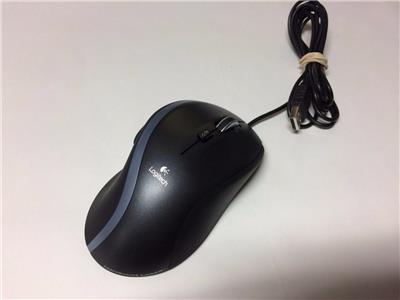 LOGITECH M-500 LASER USB WIRED GAMING MOUSE BLACK M-U0007 | eBay