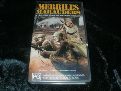 Details about MERRILLS MARAUDERS A TRUE STORY VIDEO VHS PAL