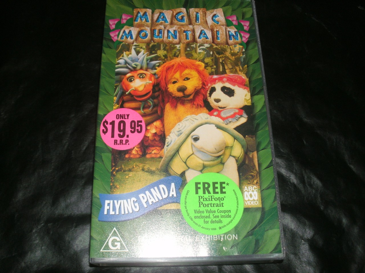 ABC ~MAGIC MOUNTAIN FLYING PANDA~ MINT SEALED VHS PAL VIDEO~