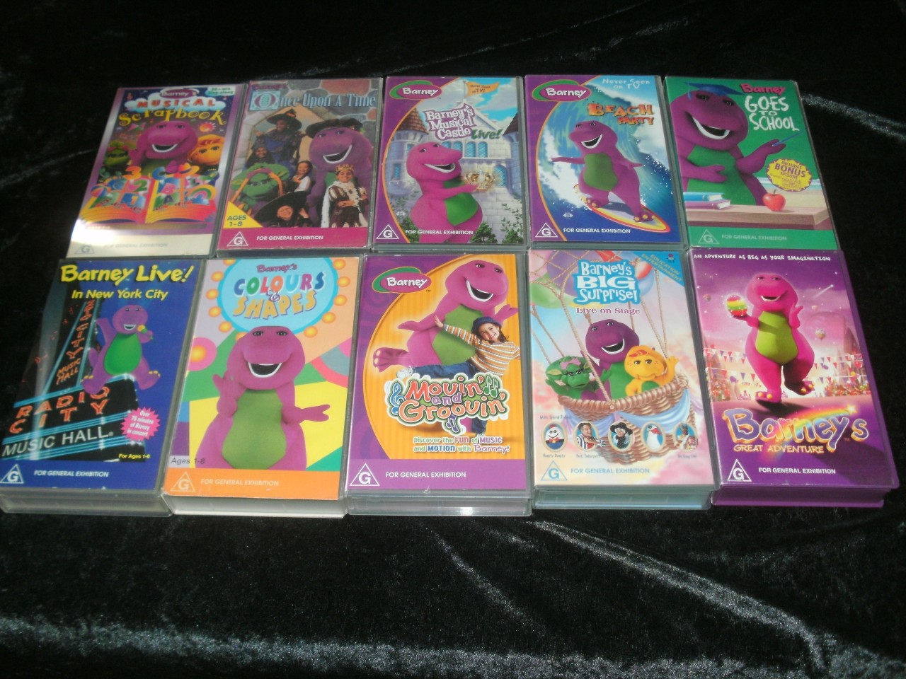 Barney x 10 034 Great Collection 034 VHS Video PAL A RARE Find Fun eBay