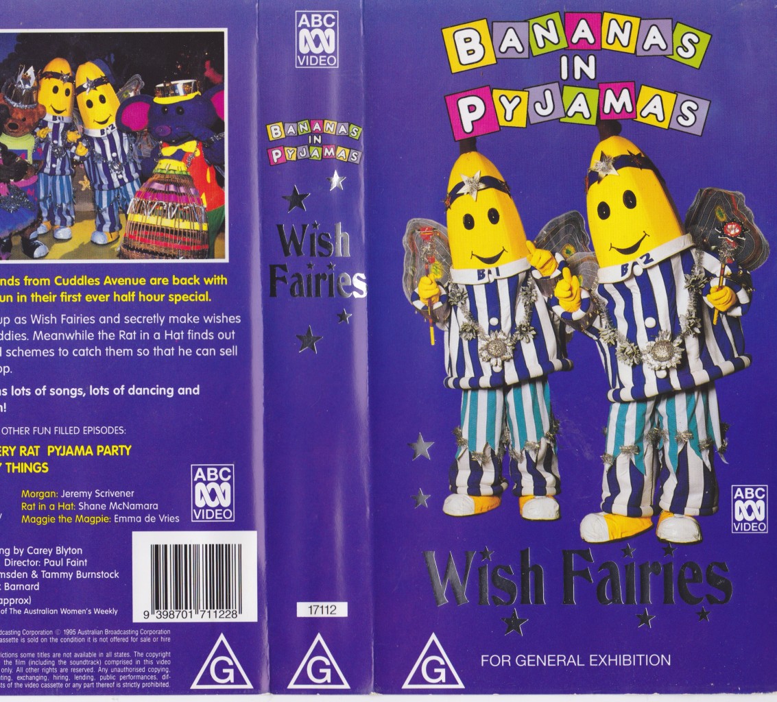 BANANAS IN PYJAMAS WISH FAIRIES VHS VIDEO PAL A RARE FIND eBay