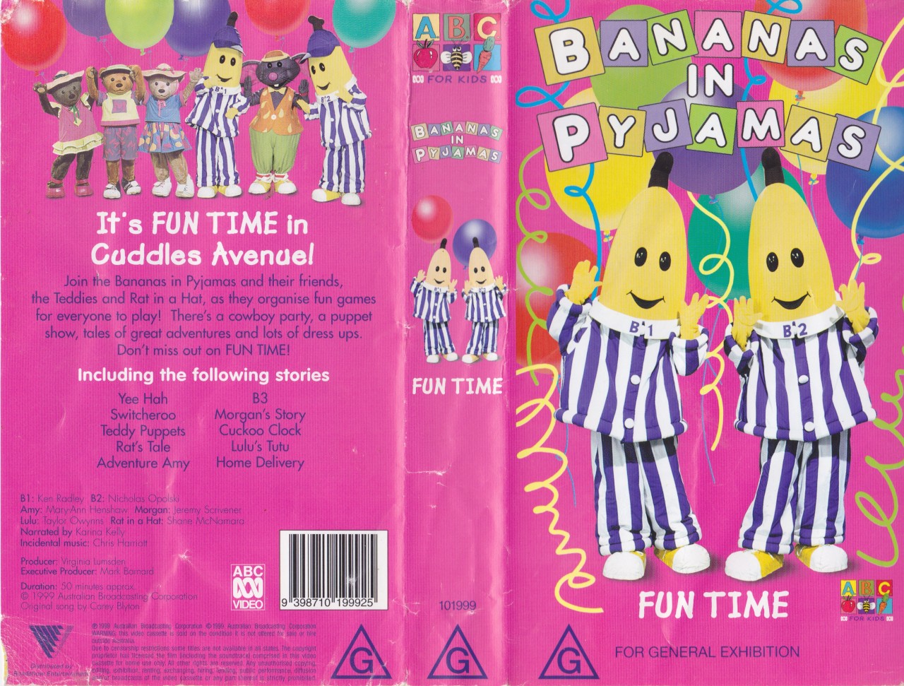 Bananas In Pyjamas Fun Time Vhs Abc Australia Video Tape My XXX Hot Girl