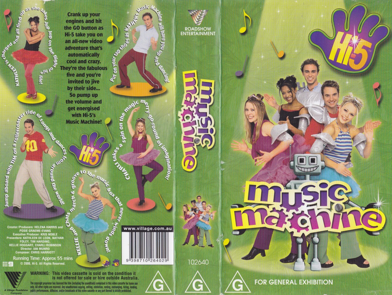 HI 5 MUSIC MACHINE VHS VIDEO PAL A RARE FIND IN EXCELLENT CONDITION eBay