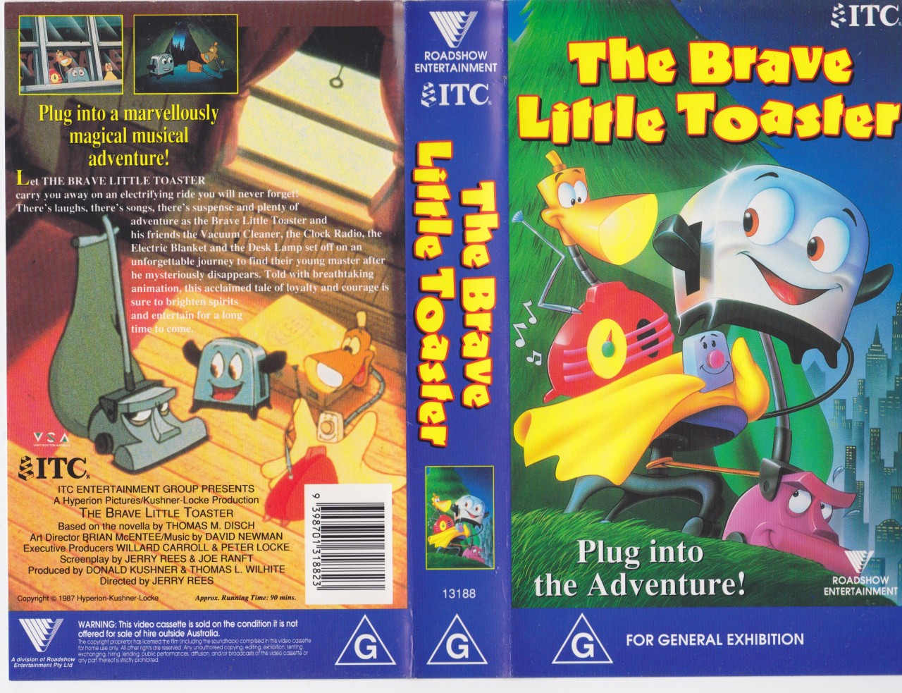THE BRAVE LITTLE TOASTER VHS VIDEO PAL A RARE FIND eBay