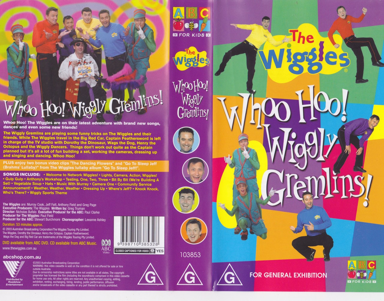 The Wiggles Whoo Hoo Wiggly Gremlins Vhs THE WIGGLES WHOO HOO WIGGLY GREMLINS VHS PAL VIDEO | eBay