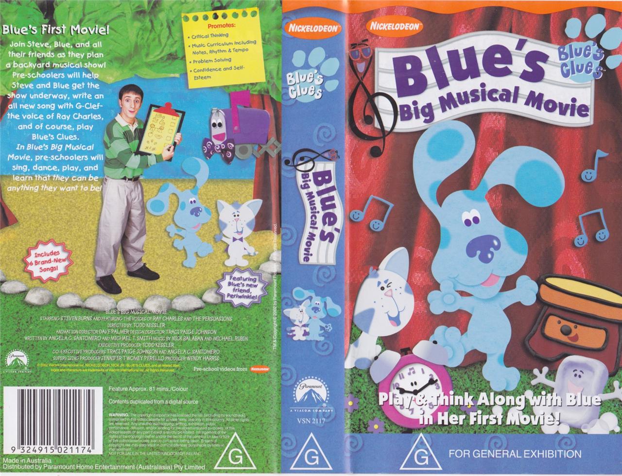 Blues Clues Big Musical Note Vhs Pal A Find. blues clues big musical note.....