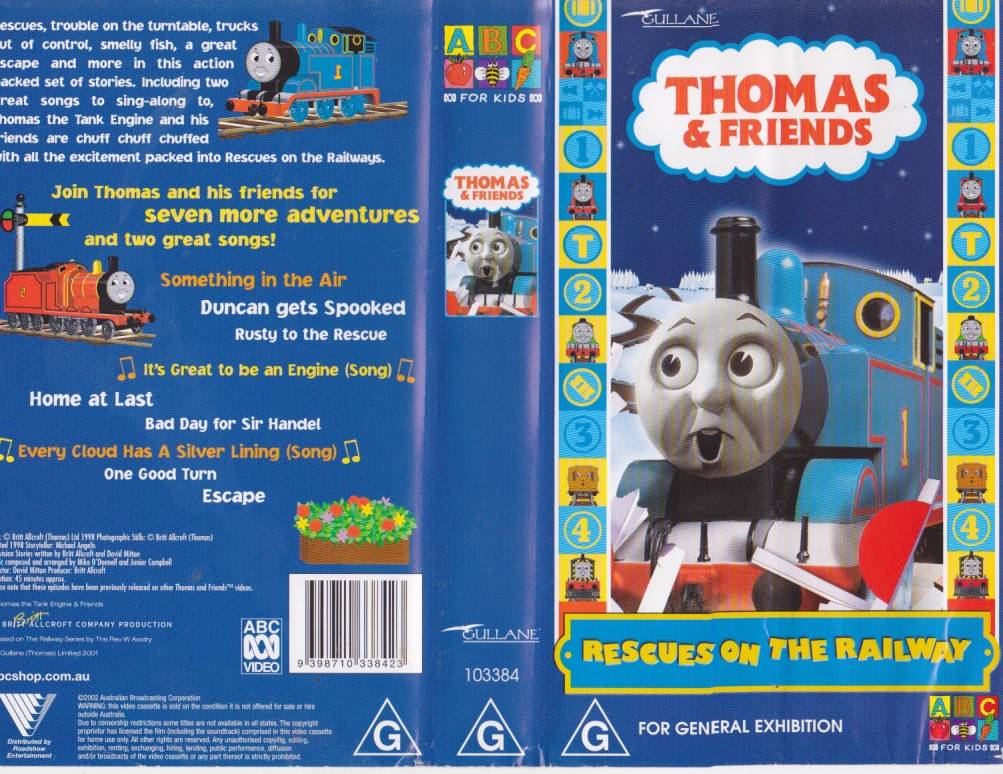 Thomas THE Tank Engine Rescues ON THE Railway VHS Video PAL A Rare Find eBay Thomas THE Tank Engine Rescues ON THE Railway VHS Video PAL A Rare Find eBay