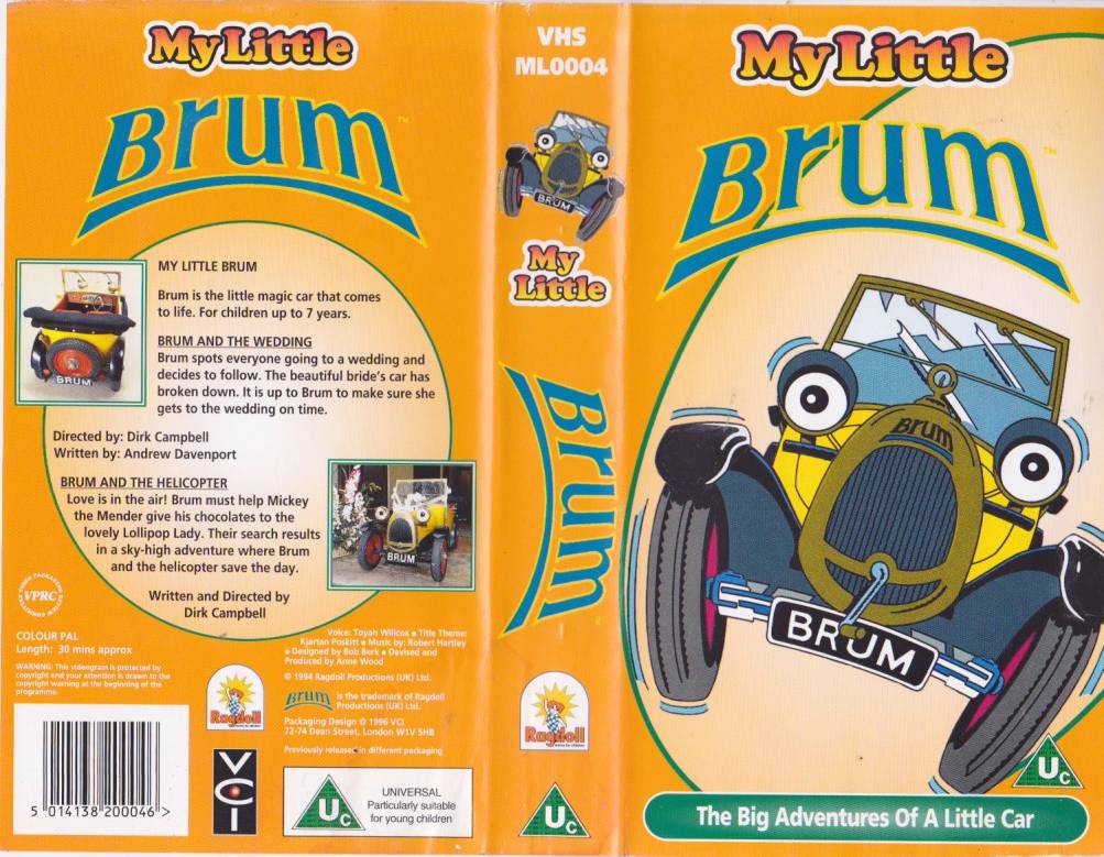 BRUM LITTLE BRUM  VHS VIDEO PAL~ A RARE FIND~