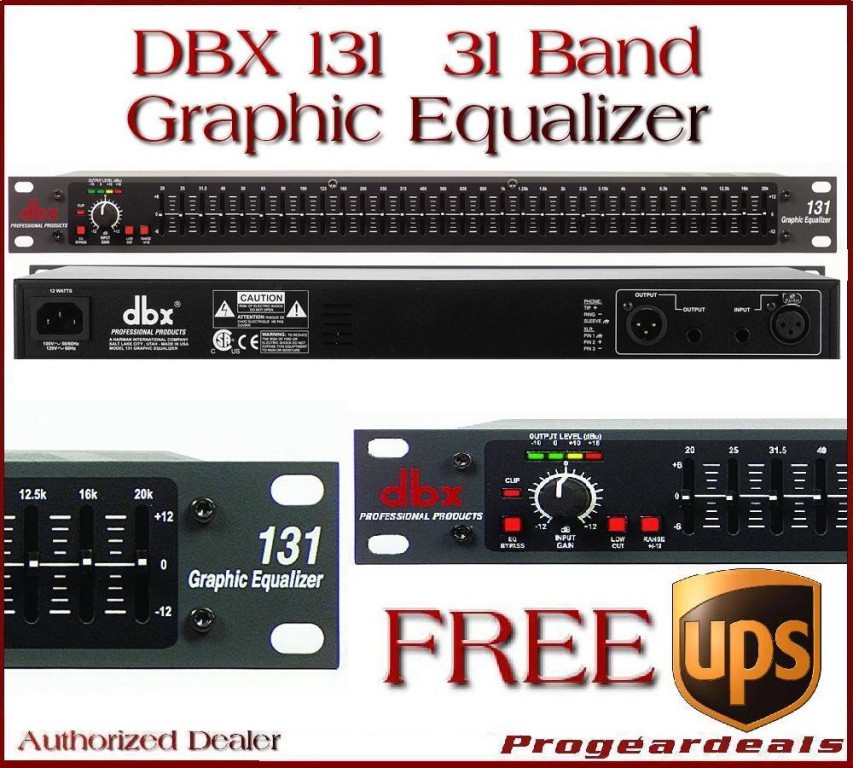 DBX 131 31 Band EQ Rackmount Equalizer Single Mono Chan eBay
