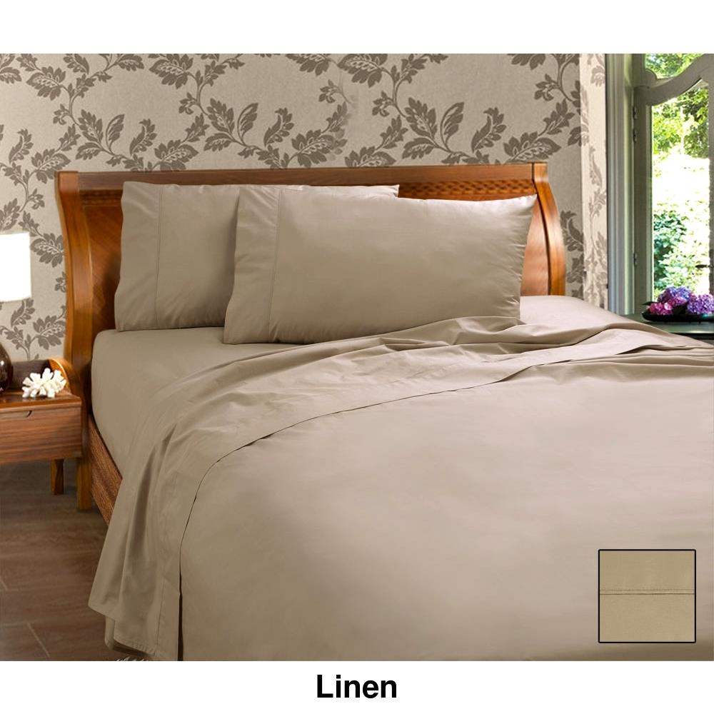 Poly Cotton Sheet Sets, Fitted & Flat Sheets 21 Colours All Sizes