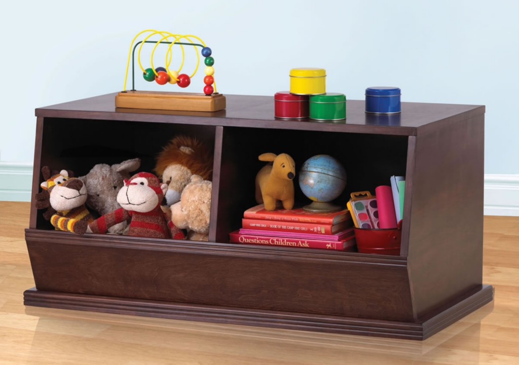 stackable toy storage bin