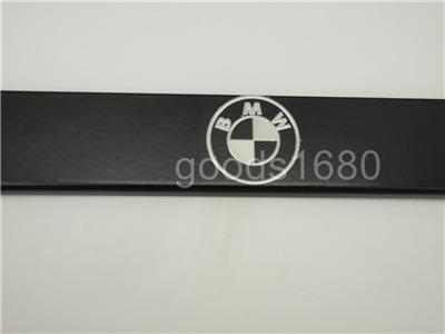 Bmw black stainless steel license plate frame #3