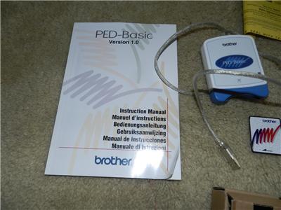brother ped basic embroidery software brother ped basic embroidery software