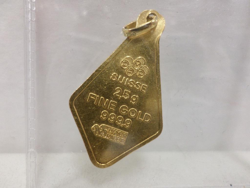 Essayeur fonduer gold bar