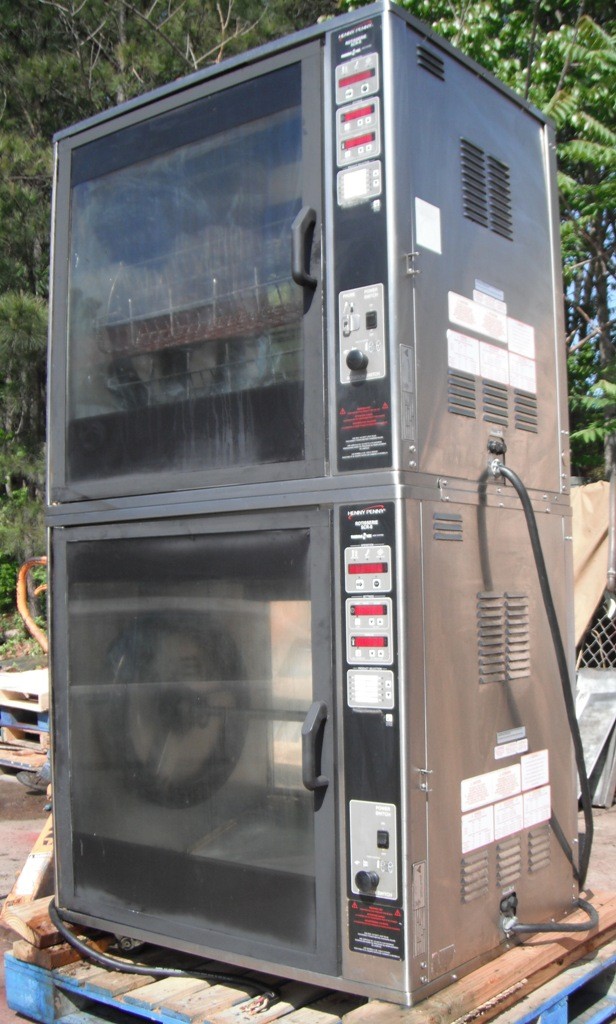 Henny Penny SCR8 Chicken Rotisserie Oven Electric Double Stack