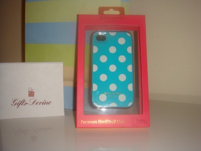 Kate Spade Iphone Cases on Kate Spade Iphone 4 4s Case Turquoise White Dots Nib   Ebay