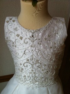 Couture first communion dress