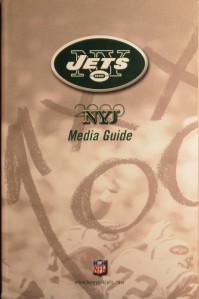 MEDIA GUIDE ~ NEW YORK JETS 2000 ~ NFL