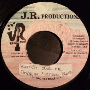 ANDREW & WADDA BLOOD ~ WATCH OVER ME ~ 45  BOBO DREAD