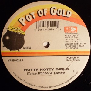 WAYNE WONDER & TEXTURE ~ HOTTY HOTTY GIRLS ~12" REGGAE
