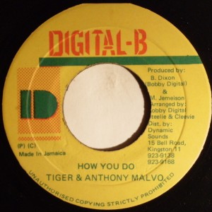 TIGER & ANTHONY MALVO ~ HOW YOU DO ~ 45 REGGAE