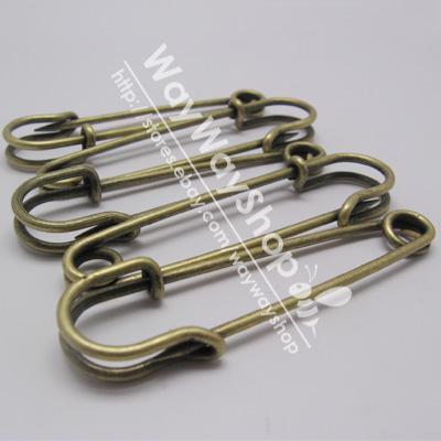 75mm oversized rust proof pcs pins safety inch metal silver