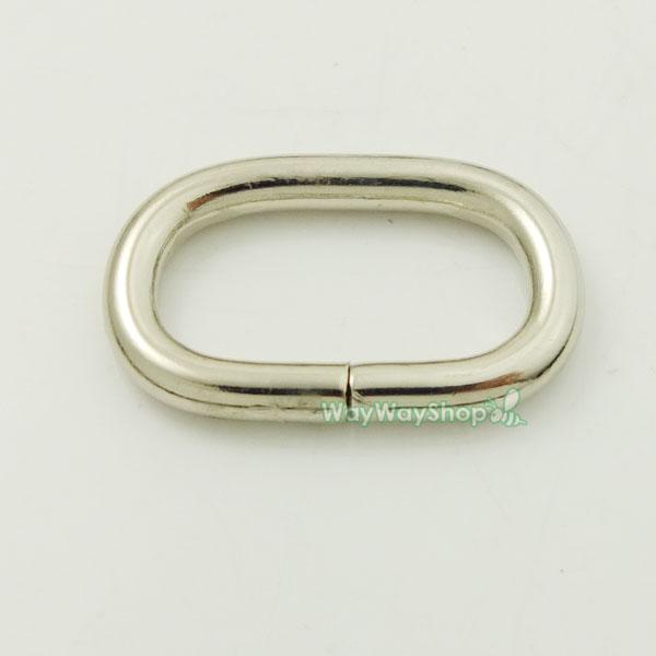 Metal Loop Oval Ring Leather 4 Purse Bag Handbag Straps 1/2" 12mm 1