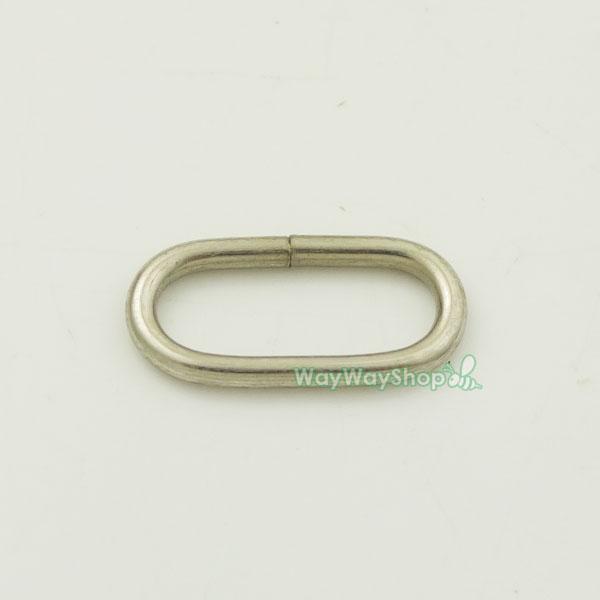 Metal Loop Oval Ring Leather 4 Purse Bag Handbag Straps 1/2" 12mm 1