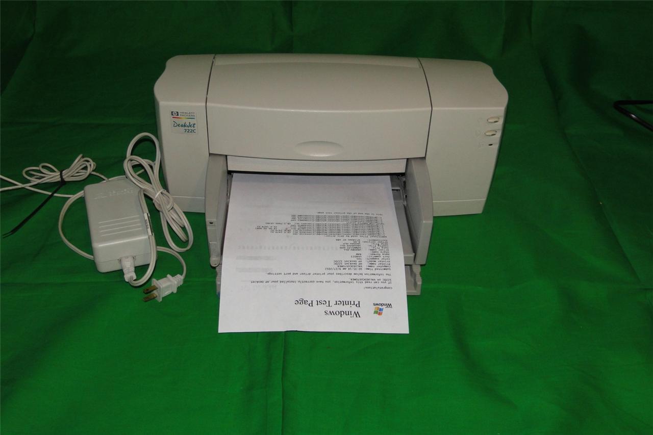 HP Deskjet 722C Standard Inkjet Printer eBay