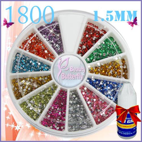 nail art rhinestones. 1800 Nail Art Rhinestones