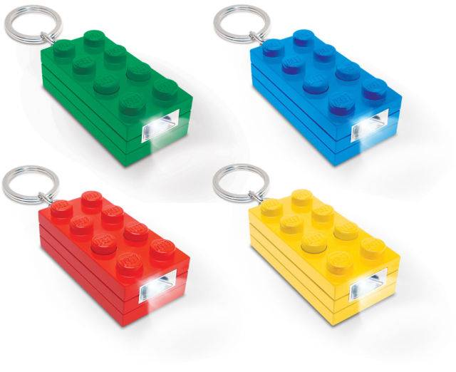 Lego Block Brick Light LED Keylight Keyring Torch (Assorted Colours) eBay