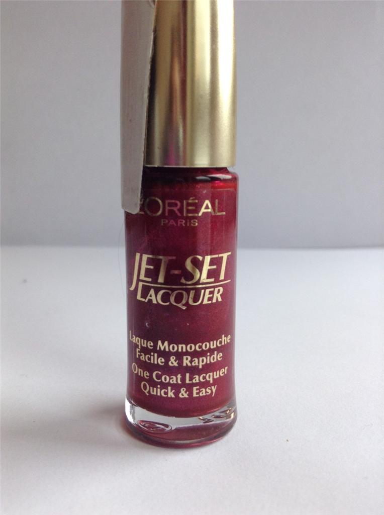 ** L'OREAL JETSET LACQUER NAIL POLISH VARIOUS COLOURS NEW * VARNISH