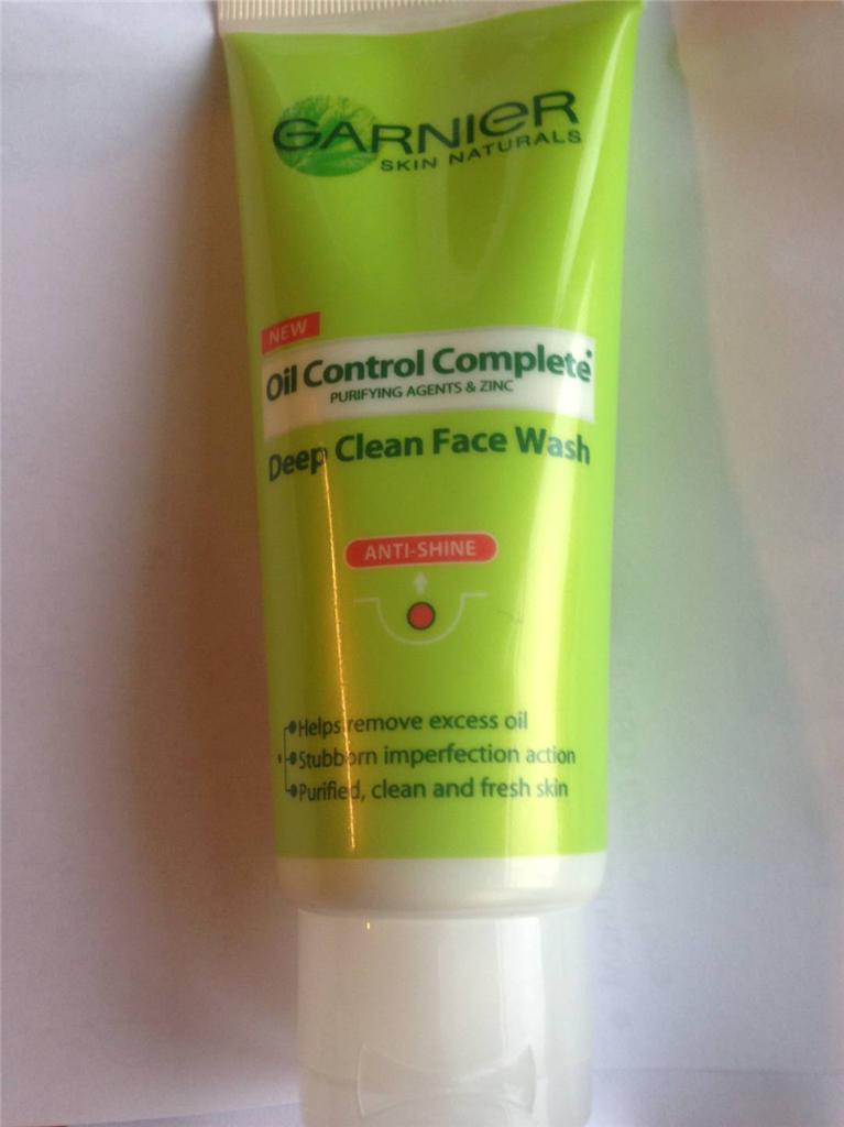 ** GARNIER SKIN NATURALS OIL CONTROL COMPLETE DEEP CLEAN FACE WASH NEW