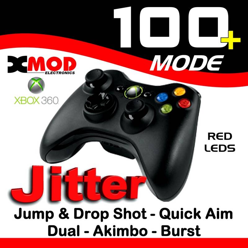 XBOX 360 RAPID FIRE Modded Controller MOD DROPJUMP SHOT,JITTER, XMOD
