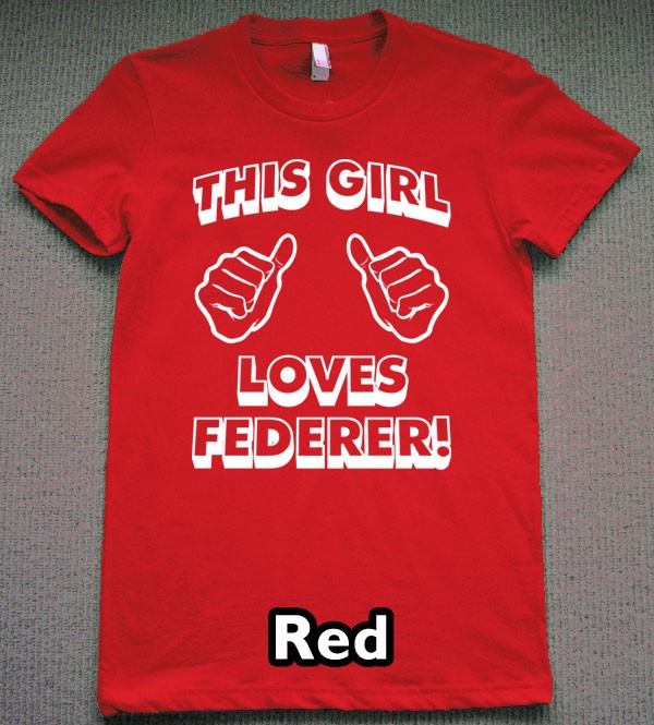 roger federer women's t shirt