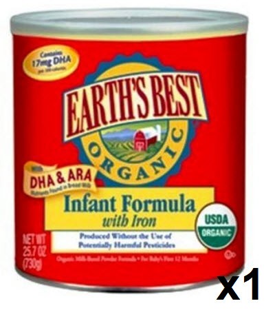  Prices Baby Formula on Earth S Best Organic Infant Formula With Iron Dha Ara Canister   Ebay