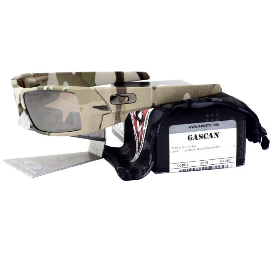 Oakley 53098 POLARIZED STANDARD ISSUE GASCAN Camo Army Tungsten Mens Sunglasses eBay