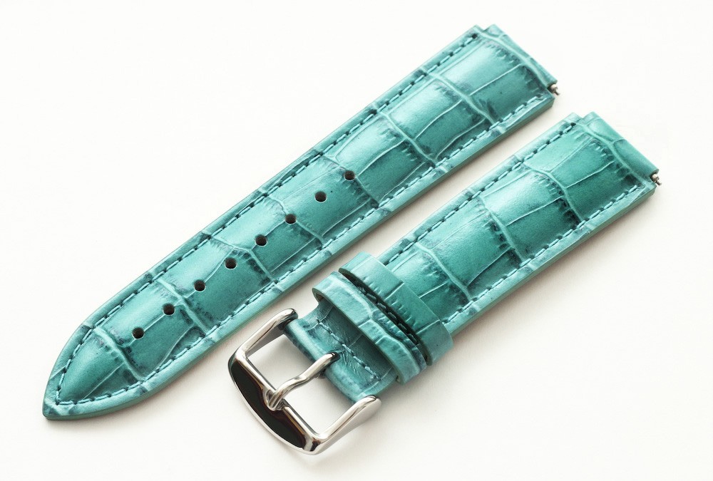 17MM Croco Grain Watch Band strap fits TECHNOMARINE with QUICK RELEASE