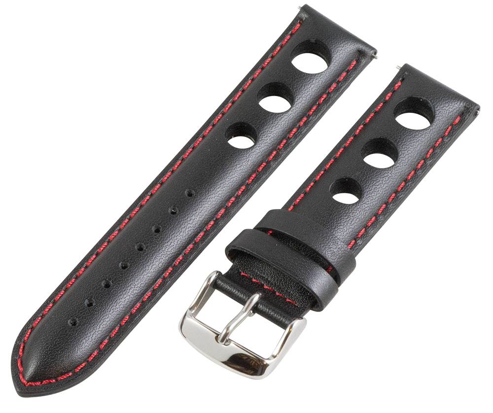 RALLY SMOOTH 3Hole Leather Interchangeable Watch Band Strap eBay