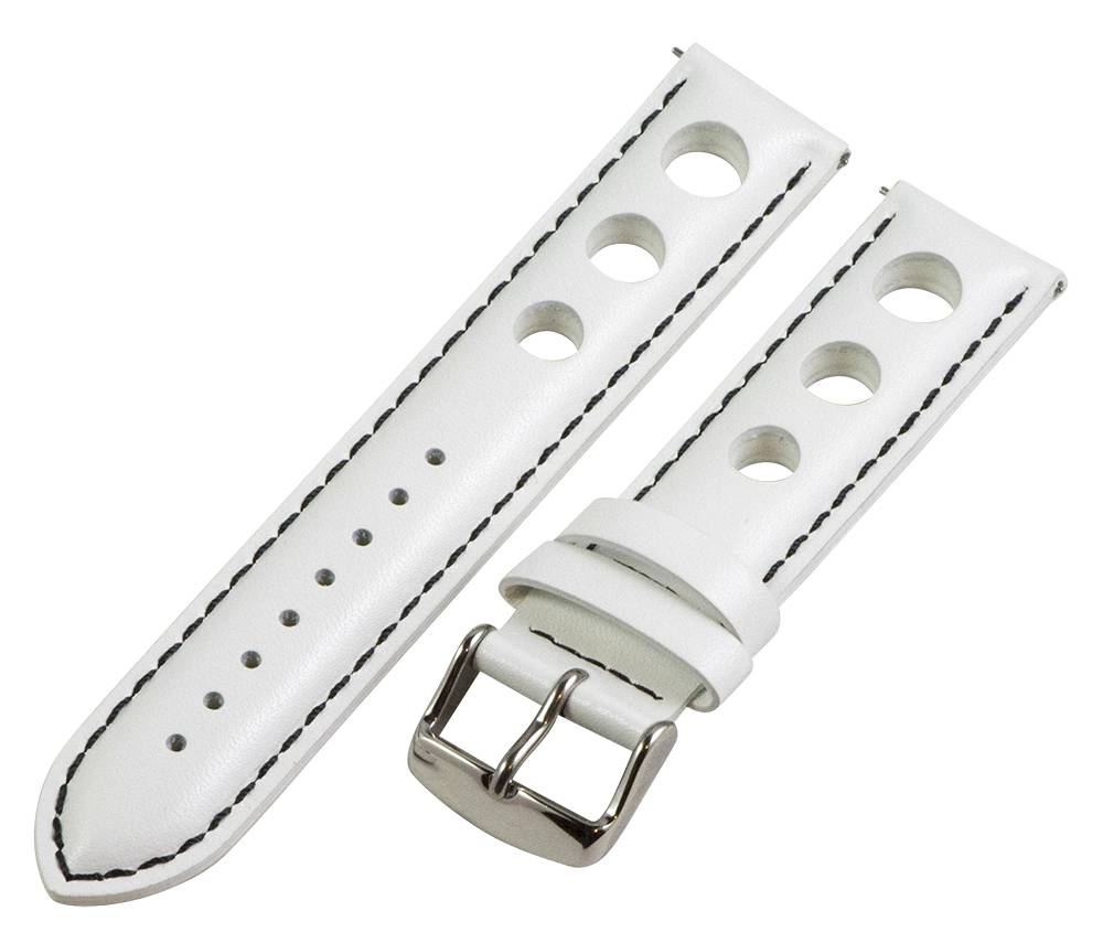 RALLY SMOOTH 3Hole Leather Interchangeable Watch Band Strap eBay