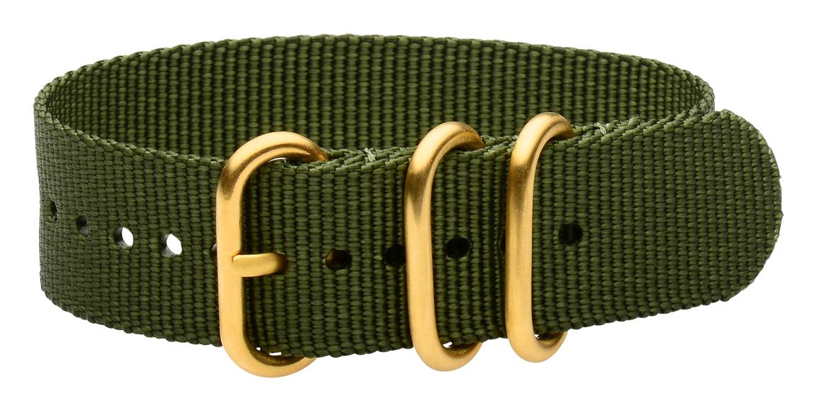 HEAVY NATO Bronze Rose Yellow Gold 3&5 Ring BALLISTIC NYLON Watch Strap / Band | eBay