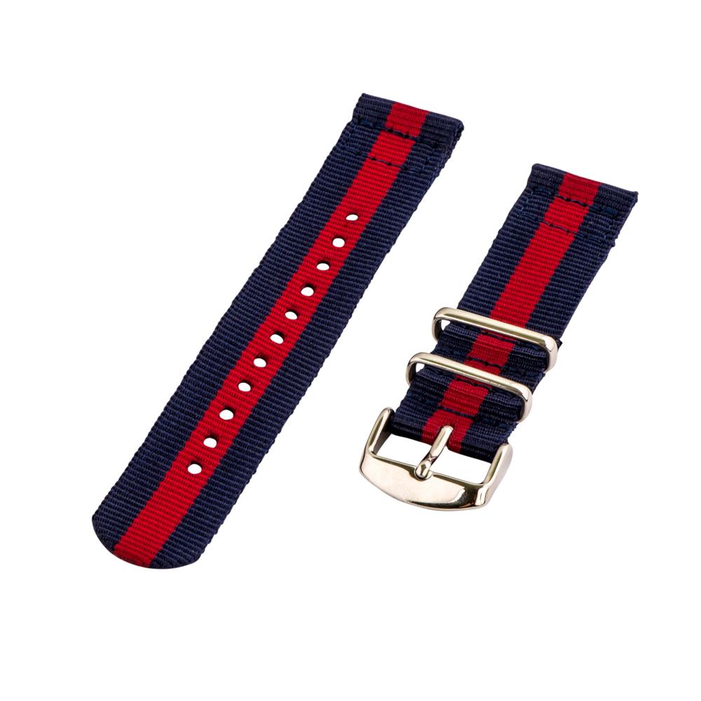 2 Piece Classic NATO Striped Nylon Replacement Watch Strap Band eBay