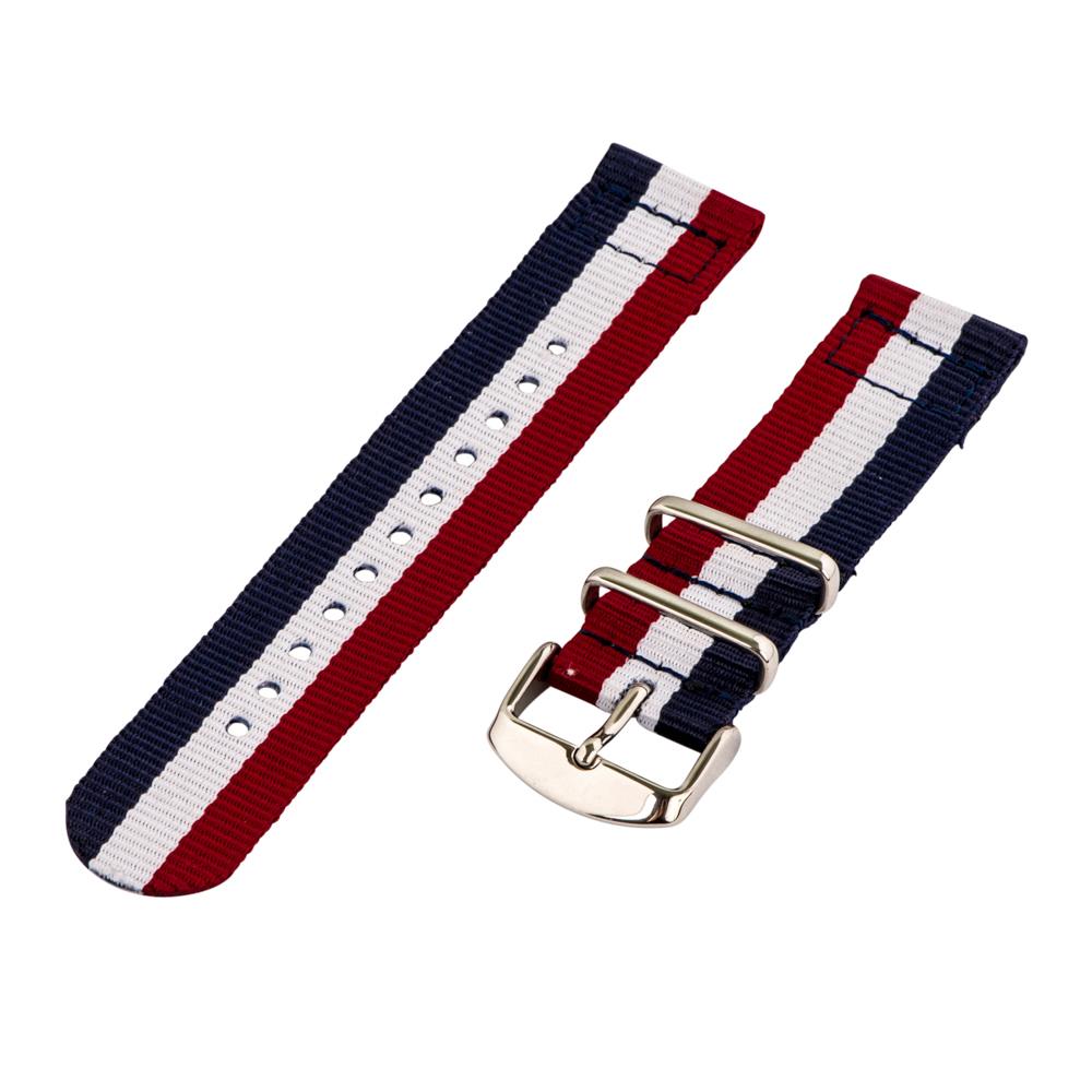 2 Piece Classic NATO Striped Nylon Replacement Watch Strap Band eBay