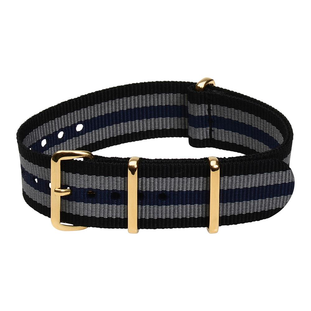 gold watch on nato strap