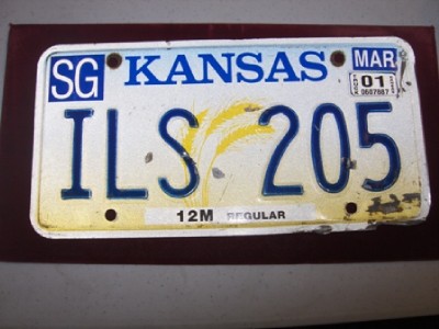  Chairs on License Plates Us Kansas   Let Me Buy