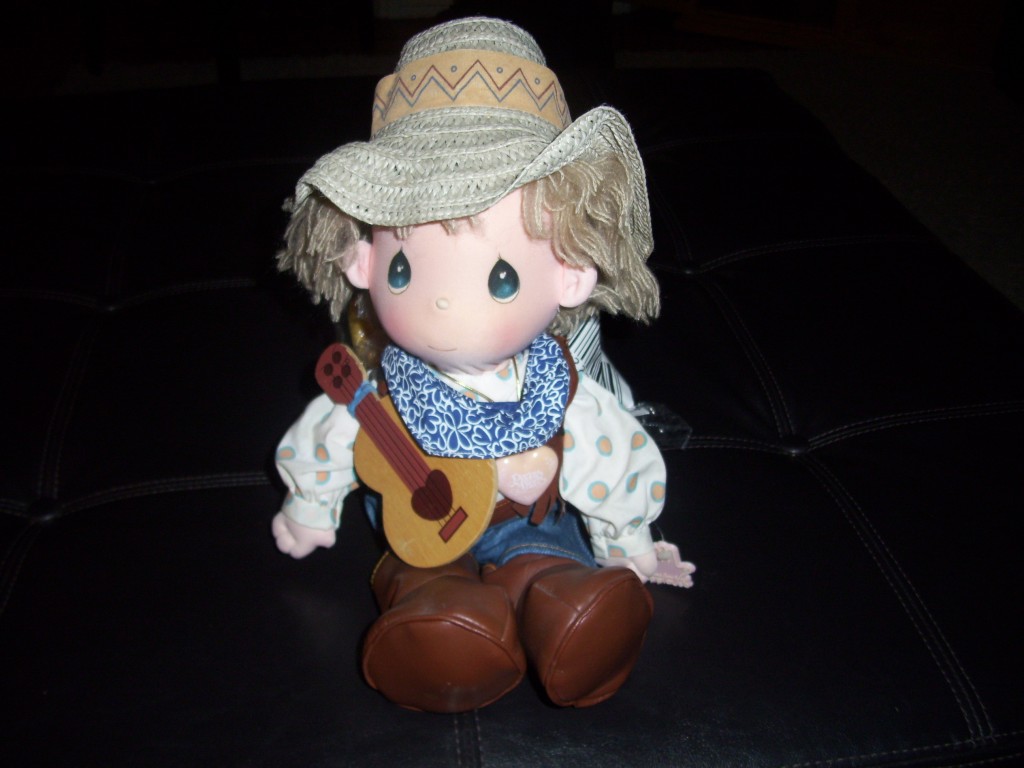 Applause Precious Moments Cowboy Doll Vintage '86 w Tag