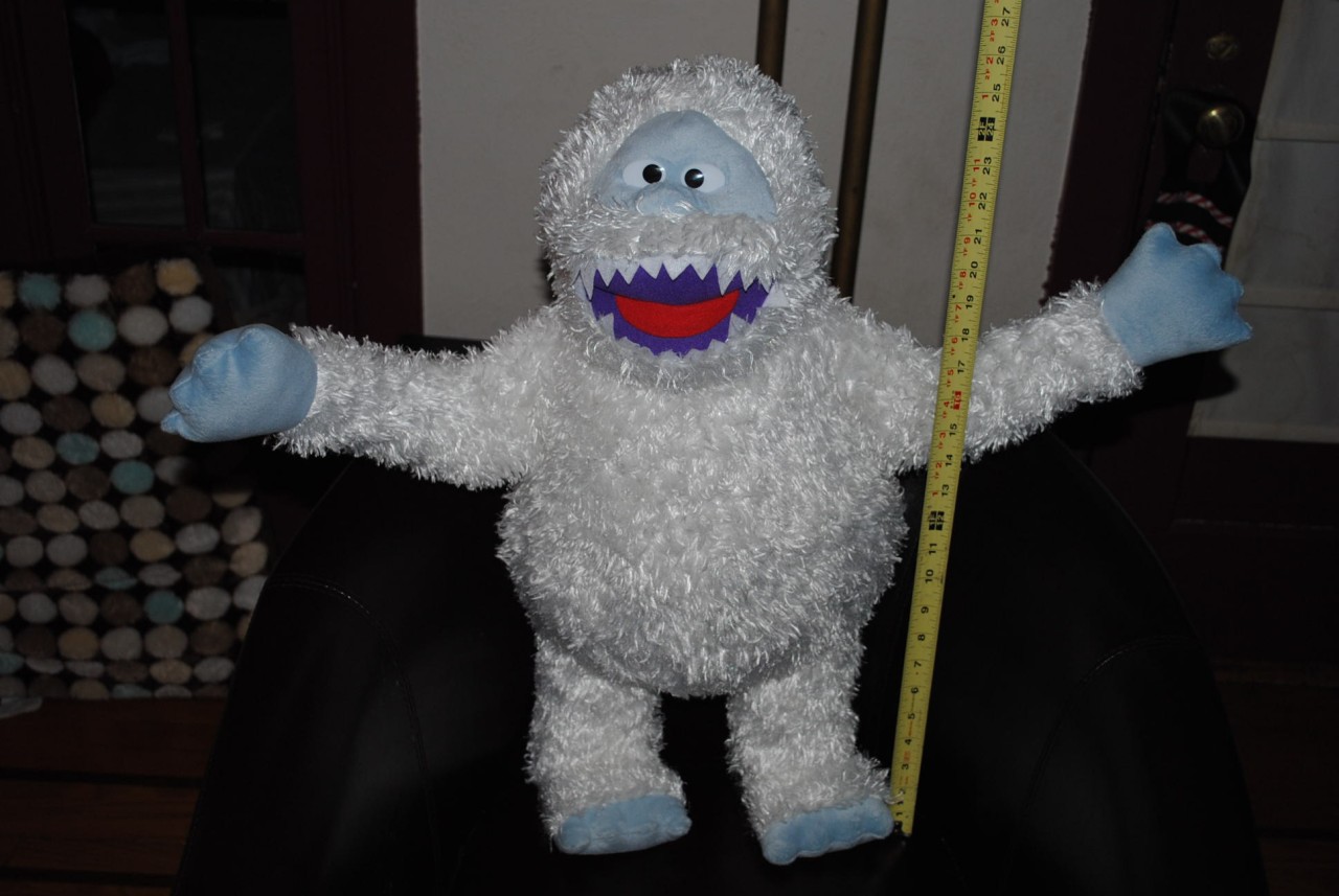 abominable snowman rudolph toy