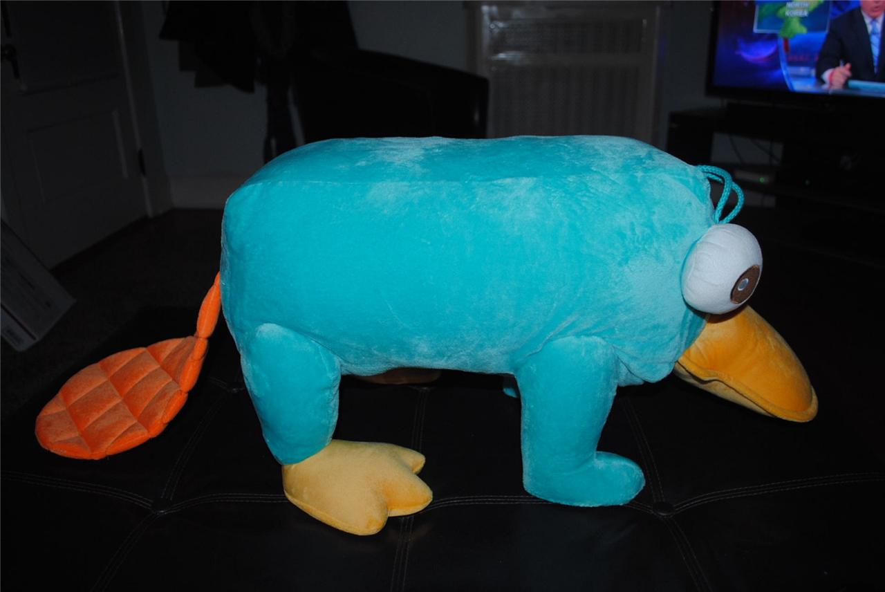 giant perry the platypus plush