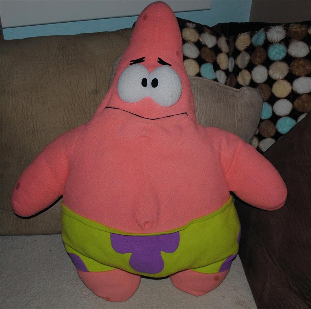 spongebob and patrick pillow